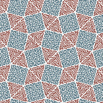maze pattern design sample