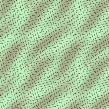 maze pattern design sample